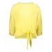 Betty Barclay - 8037 1955 Losse voile bloes in geel.